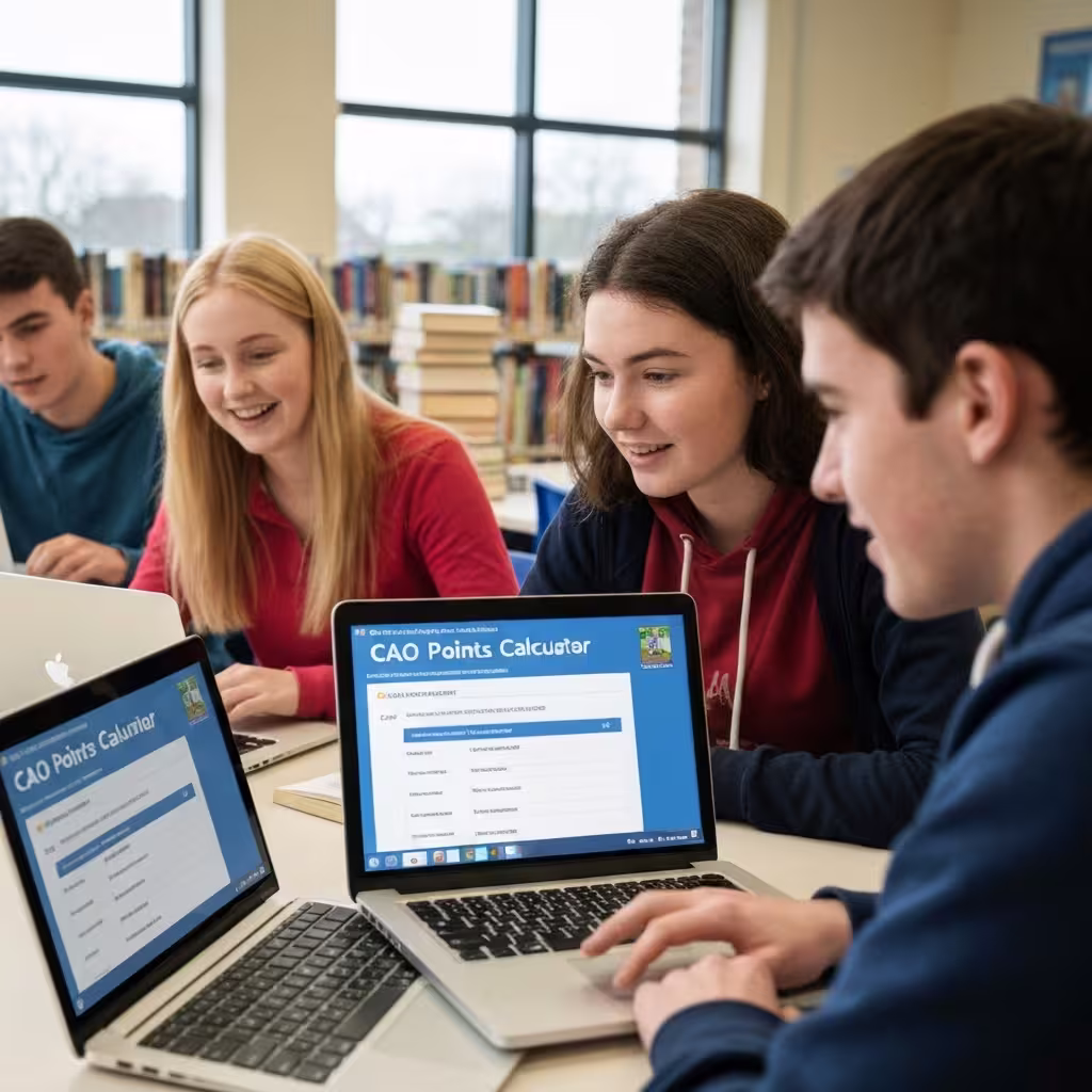 Students using CAO points calculator
